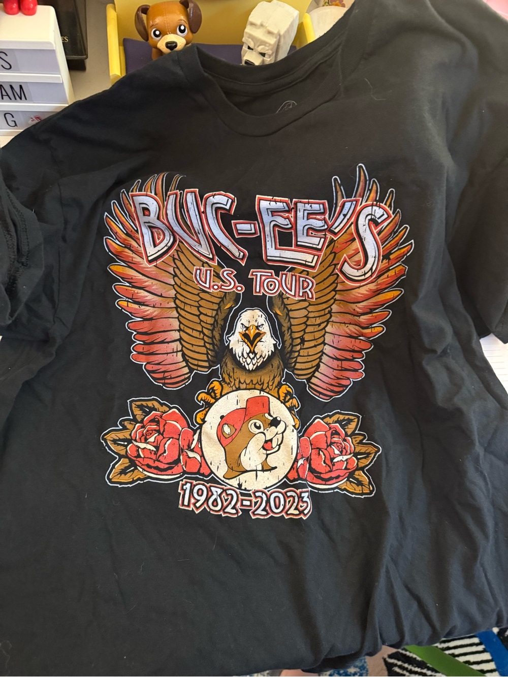 Buc-ee's Black Short Sleeve Graphic Tee - U.S. Tour